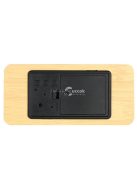 Digitális ébresztőóra hőmérséklet- és páratartalom-kijelzővel, modern dizájnnal