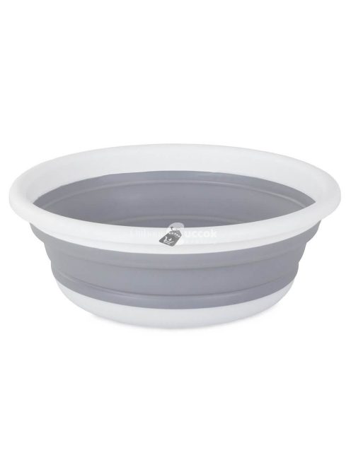 Összecsukható szilikon tárolótál 9 literes kapacitással kempingezéshez és utazáshoz