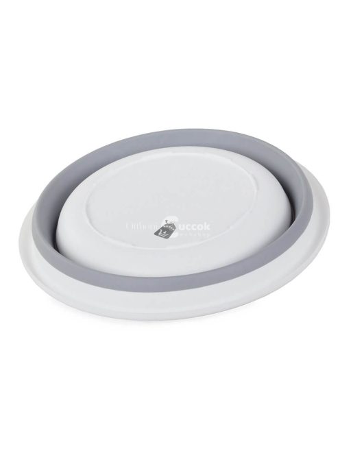 Összecsukható szilikon tárolótál 9 literes kapacitással kempingezéshez és utazáshoz