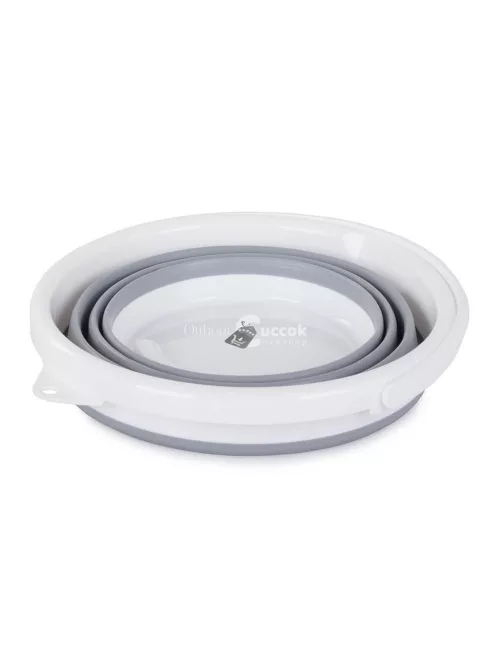 Összecsukható szilikon vödör (5 literes, kompakt tárolásra és könnyű hordozhatóságra)