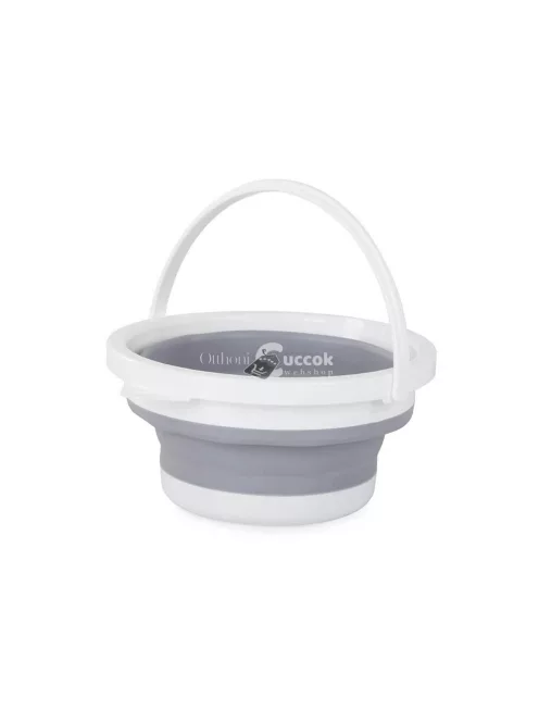 Összecsukható szilikon vödör (5 literes, kompakt tárolásra és könnyű hordozhatóságra)