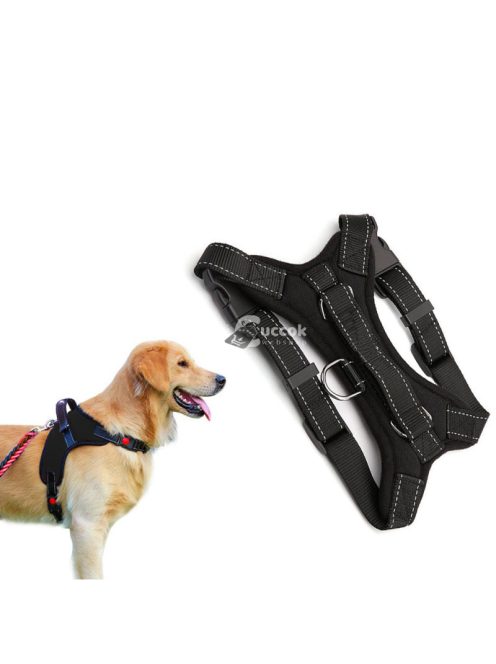 Erős és kényelmes nyomásmentes kutyahám sétáltatáshoz és tréninghez