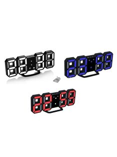   Digitális LED kijelzős ébresztőóra hálószobába és irodába