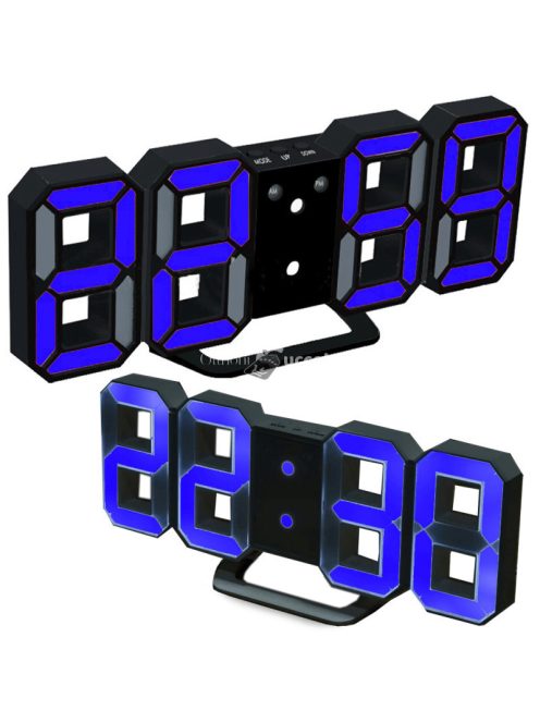 Digitális LED kijelzős ébresztőóra hálószobába és irodába