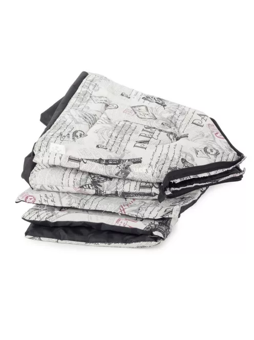 Beltéri használatra alkalmas közepes méretű "Párizs" kutya és macska házikó