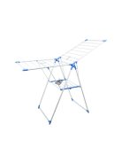 2 szintes összecsukható ruhaszárító állvány, helytakarékos és könnyen tárolható megoldás ruhaszárításhoz