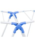 2 szintes összecsukható ruhaszárító állvány, helytakarékos és könnyen tárolható megoldás ruhaszárításhoz