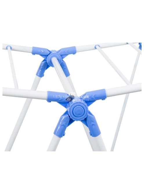 2 szintes összecsukható ruhaszárító állvány, helytakarékos és könnyen tárolható megoldás ruhaszárításhoz