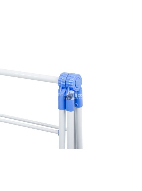 2 szintes összecsukható ruhaszárító állvány, helytakarékos és könnyen tárolható megoldás ruhaszárításhoz