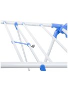 2 szintes összecsukható ruhaszárító állvány, helytakarékos és könnyen tárolható megoldás ruhaszárításhoz