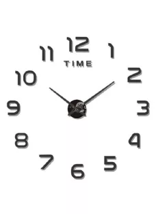   3D hatású DIY falra ragasztható dekoratív óra otthoni és irodai használatra