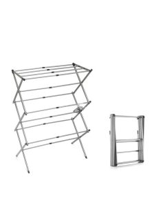   Összecsukható és kihúzható 3 részes fém ruhaszárító - Innovagoods, helytakarékos beltéri és kültéri használatra