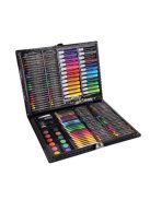 Iso Trade 168 darabos festőkészlet praktikus bőröndben, fekete színben