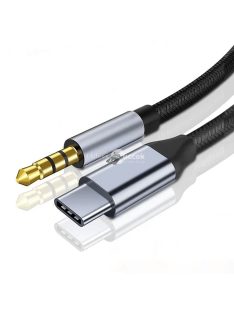   USB C - 3.5mm AUX audio átalakító kábel fejhallgatókhoz és hangszórókhoz
