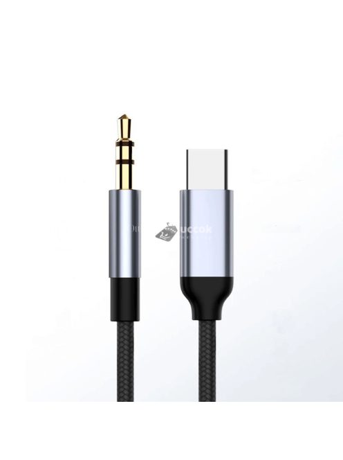 USB C - 3.5mm AUX audio átalakító kábel fejhallgatókhoz és hangszórókhoz