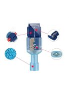 120 darabos T-típusú elektromos vezeték csatlakozó készlet, műanyag, többszínű kivitelben