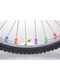   Kerékpárküllő-gyöngyök szett (36 darab, színes díszítőelemek bicikliküllőkhöz)