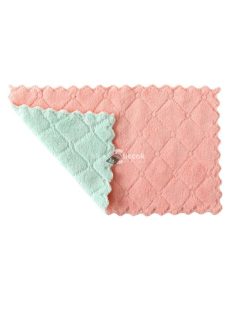   Rózsaszín mosható háztartási törlőkendő - újrafelhasználható és környezetbarát tisztítókendő