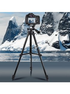  Bluetooth távirányítós tripod, 3 méretre állítható, fotózáshoz és videózáshoz