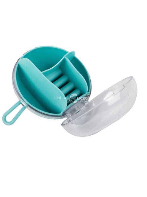 Hordozható műanyag ékszerdoboz utazáshoz és tároláshoz