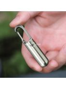 Vízálló titán piruladoboz gyógyszerbiztonsági tárolásra és utazáshoz