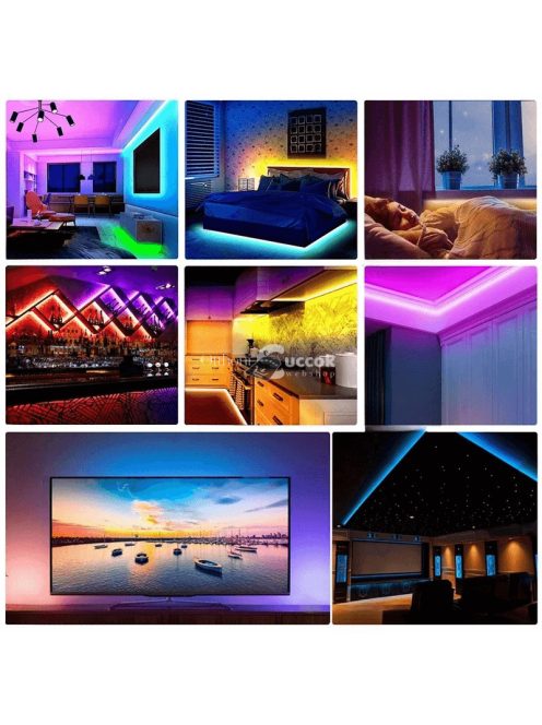 RGB LED szalag kapcsoló szett, többféle pin konfigurációval (2/3/4 pin, 8/10 mm) és 2 pin 8 mm opcióval