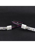 RGB LED szalag kapcsoló szett, többféle pin konfigurációval (2/3/4 pin, 8/10 mm) és 2 pin 8 mm opcióval