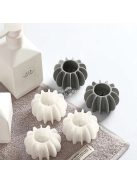 Többször használható szilikon mosólabda, szürke színű, ruhák kíméletes tisztításához