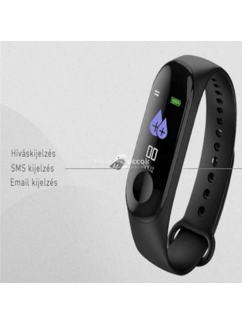 M3 okoskarkötő fitneszkövető és aktivitásmérő eszköz