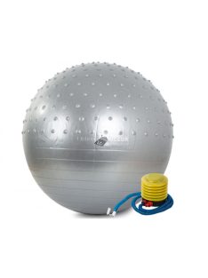   Fitnesz tornalabda 75 cm szürke - Jóga, Pilates és Otthoni Edzéshez