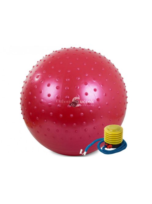 Fitnesz tornalabda 75 cm szürke - Jóga, Pilates és Otthoni Edzéshez