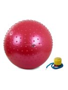 Fitnesz tornalabda 75 cm szürke - Jóga, Pilates és Otthoni Edzéshez