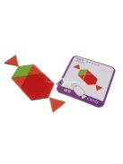 Oktatási puzzle - Geometriai figurák fejlesztő játék gyerekeknek