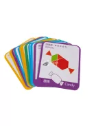 Oktatási puzzle - Geometriai figurák fejlesztő játék gyerekeknek