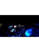 Autós szivargyújtóról működő kék belső LED világítás