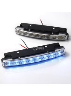   8 LED DRL nappali menetfény autókhoz – energiatakarékos és stílusos világítás