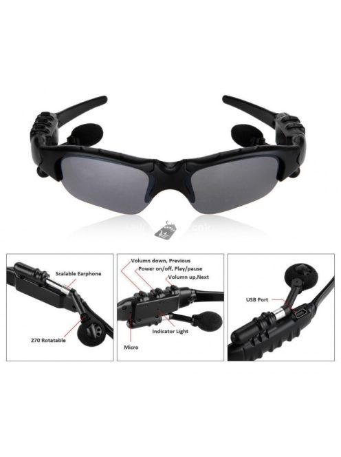 Napszemüvegbe épített Bluetooth headset - Stílusos viselet zenehallgatáshoz és telefonhívásokhoz
