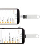 USB-C OTG átalakító adapter okostelefonokhoz és táblagépekhez