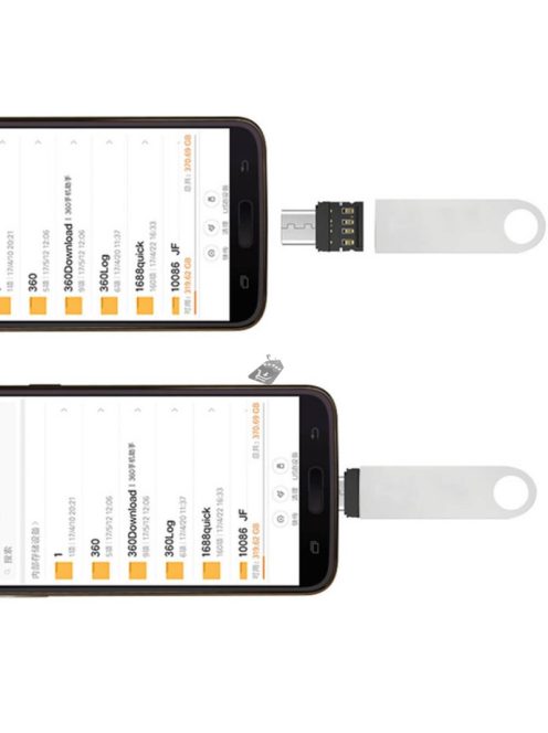 USB-C OTG átalakító adapter okostelefonokhoz és táblagépekhez