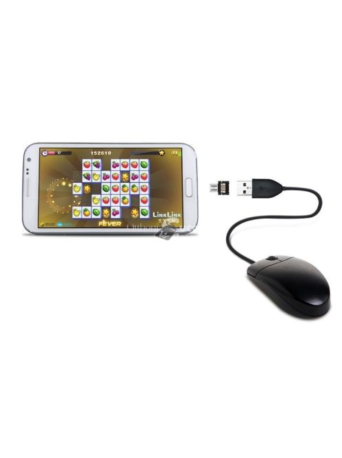 USB OTG adapter Android okostelefonok és táblagépek csatlakoztatásához