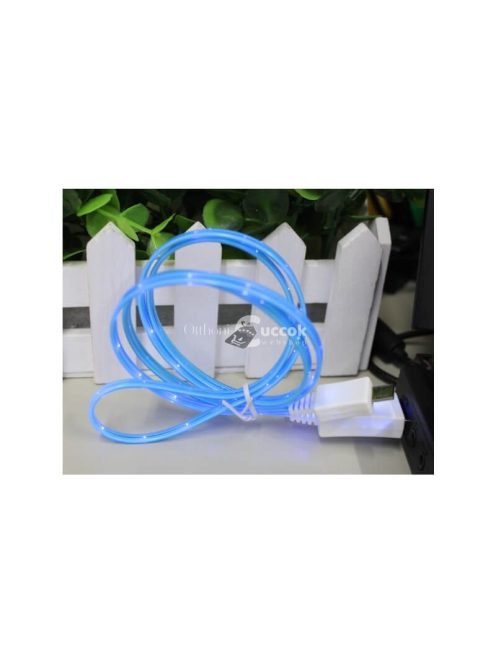 Világítós Micro USB töltő- és adatkábel szett, 5 darabos csomag