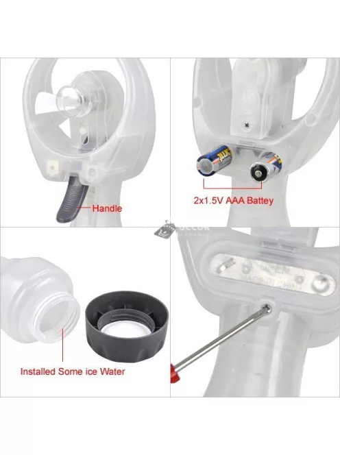 Hordozható Profi Hűsítő Ventilátorral és Állítható Teljesítménnyel