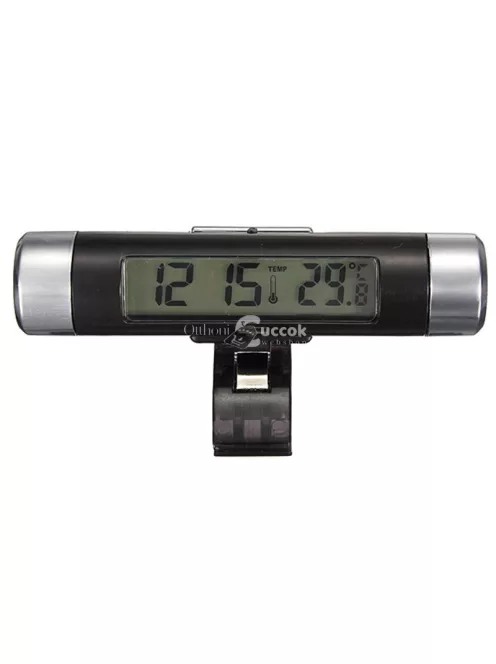 Autós digitális hőmérséklet, dátum és idő kijelző műszerfalra