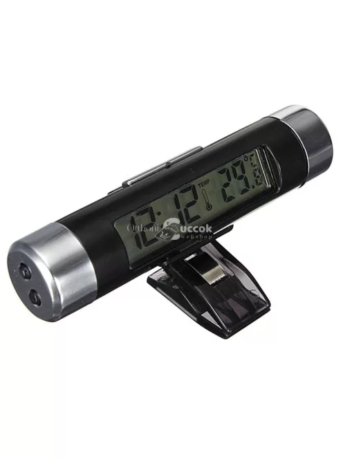 Autós digitális hőmérséklet, dátum és idő kijelző műszerfalra