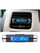 Autós digitális hőmérséklet, dátum és idő kijelző műszerfalra
