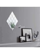 Öntapadós dekoratív tükör matrica fólia szett, 16 db