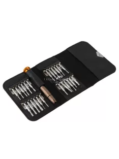   Precíziós csavarhúzó készlet 25 részes elektronikai és finommechanikai szereléshez