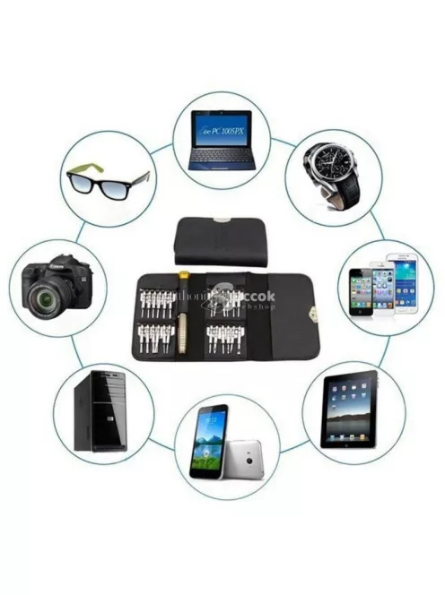 Precíziós csavarhúzó készlet 25 részes elektronikai és finommechanikai szereléshez