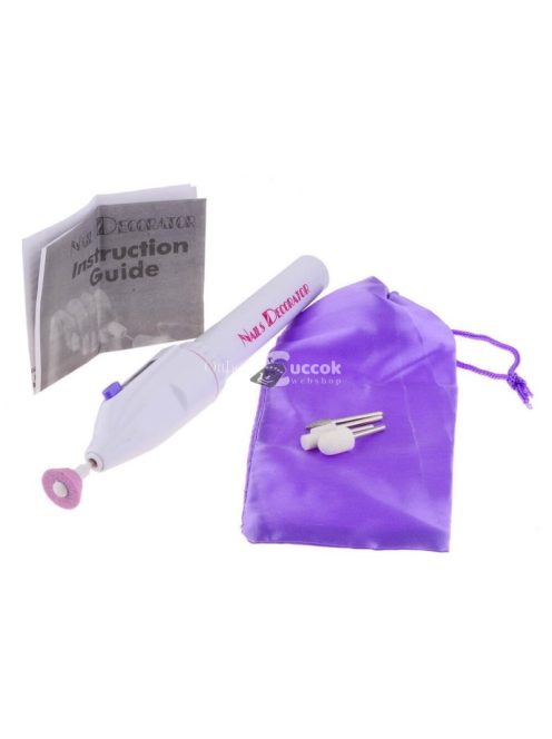 Műköröm csiszoló gép, manikűr és pedikűr készlet professzionális körömápoláshoz