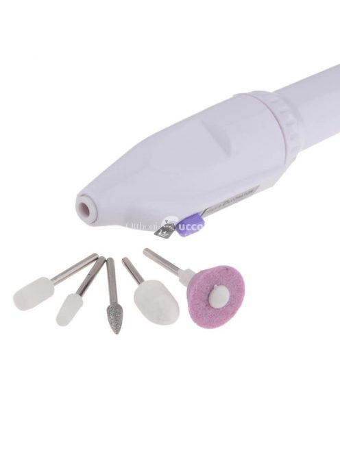 Műköröm csiszoló gép, manikűr és pedikűr készlet professzionális körömápoláshoz